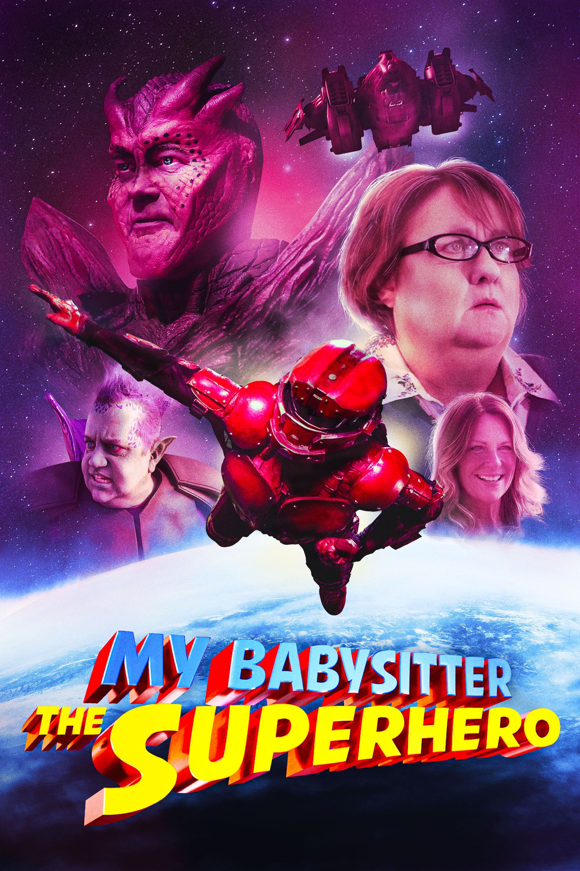 poster of My Babysitter the Super Hero (2022) Hindi [Voice Over] Dubbed WEBRip